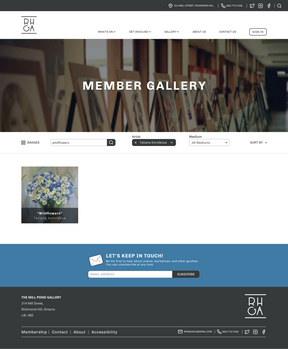 A high fidelity version of the RHGA member gallery search.